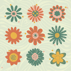 Garden Gala: Whimsical Flowers Celebrating Among Branches