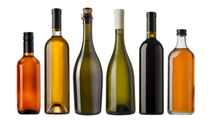 Set of diffrent bottles