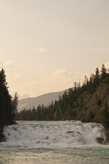 Bow Falls on a Smoky Summer Evening