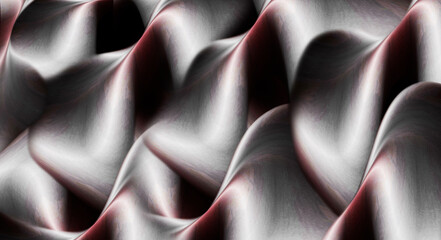  Satin folds abstract 3d beautiful modern decorative graphic illustration