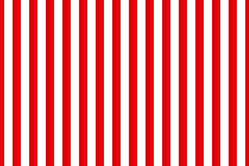 Naklejka premium Red and white stripe wallpaper vector background.