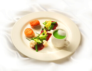 Antipasti, Vorspeise, Gemüse, Süppchen, Petersiliensuppe, 