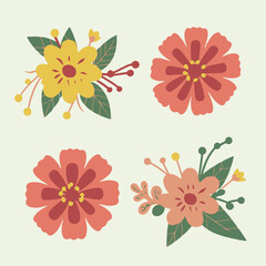 Flora Frolic: Playful Flowers in a Natural Habitat