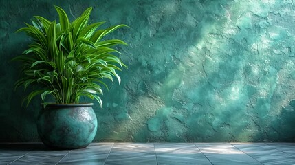 A eco green background. AI generate illustration