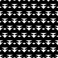 Seamless pattern. Forms background. Geometric backdrop. Triangles, rhombuses, figures ornament. Simple shapes wallpaper. Ethnic motif. Digital paper, textile print, web design, abstract. Vector art