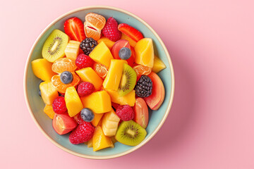 Colorful fruit assortment