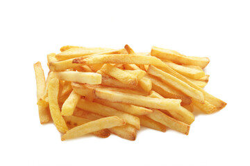 French fries isolated on a white background