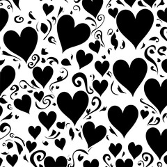 Fototapeta premium valentine day, valentine clipart, valentine day cliparts, heart, love, pattern, valentine, seamless, vector, design, illustration, art, hearts, symbol, day, wallpaper, shape, pink, card, texture, 