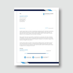 Modern Creative & Clean business style letterhead bundle of your corporate project design, letterhead design