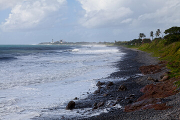 Coastline of Sainte-Suzanne de la Reunion