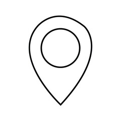 location icon vector. Set location pointer isolated on white background. Vector illustration. Eps file 59.