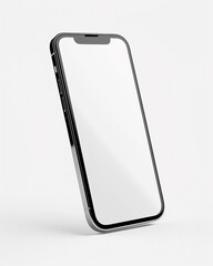 Blank White Phone Mockup Angled- Hand Edited
