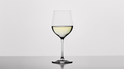Fototapeta premium the dynamic elegance of a wine glass, capturing the interplay of light and liquid