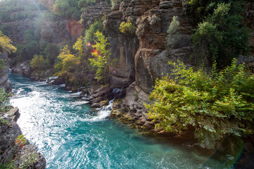 Antalya - Turkey. May 01, 2017. Koprulu Canyon, Manavgat, Antalya - Turkey.