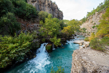 Naklejka na ściany i meble Antalya - Turkey.. Koprulu Canyon, Manavgat, Antalya - Turkey.
