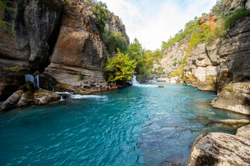 Naklejka premium Antalya - Turkey.. Koprulu Canyon, Manavgat, Antalya - Turkey.