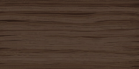 Uniform dark walnut wooden texture with horizontal veins. Vector wood background. Lining boards wall. Dried planks. Wood gray brown swatch.