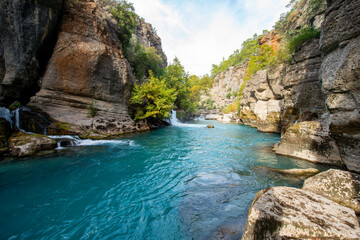 Fototapeta premium Antalya - Turkey.. Koprulu Canyon, Manavgat, Antalya - Turkey.