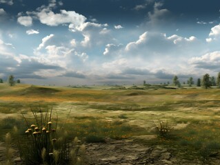 landscape in the mountains