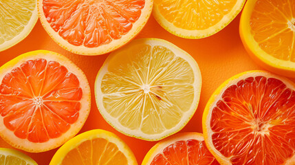 a vibrant, ripe citrus, sliced to reveal its succulent interior