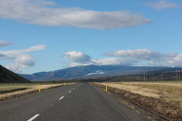 Iceland. Landscape on a sunny summer day.