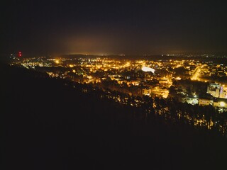 night view of the city