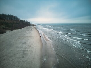 waves on the beach