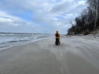 person on the beach