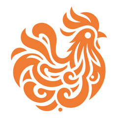 Chicken art illustration 