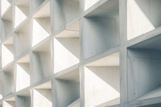 Abstract architecture background texture. Close up of geometric structure. - Powered by Adobe