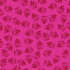 Fototapeta na wymiar Floral brush strokes seamless pattern background for fashion prints, graphics, backgrounds and crafts