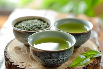 Healthy green tea, with its natural goodness, becomes a delightful daily ritual.