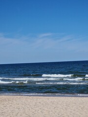 waves on the beach