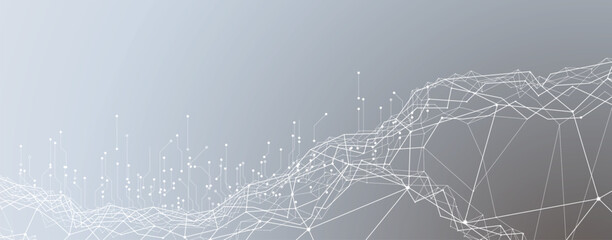 Abstract data background. Futuristic technology style. Elegant digital  background for business cyber presentations.