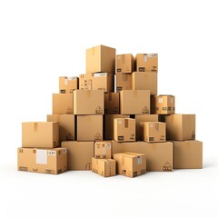 Brown Packages which a ready for send