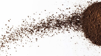 Scattered Coffee Beans	