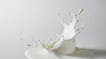 Splashing Milk Droplets