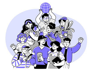 community illustration