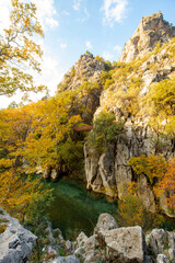 Yazili Canyon ( Yazili Kanyon )  is in the Sutculer, Isparta,with its lakes and the picturesque views of the area, and also the rich variety of flora and fauna.