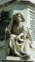 Prophet Isaiah at Colonna dell'Immacolata, Roma, Italy