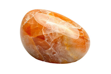 Moonstone Orange Gemstone on Transparent Background