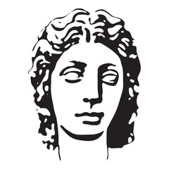 The Captivating Serenity of a Roman Angelic Sculpture