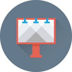Billboard Vector Icon