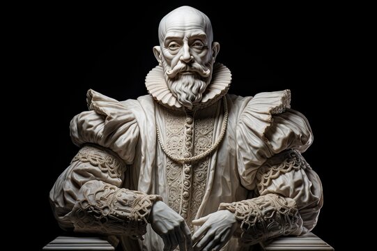 Michel de Montaigne statue.