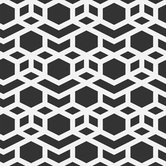 Abstract geometric seamless pattern lines.