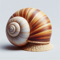 Poster snail on white background © Deanmon