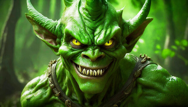evil goblin evil smile monster dark horror scary Halloween creepy spooky