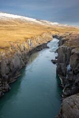 River Jokulsa and the nature, East Iceland