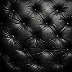 Fototapeta premium leather texture background - luxury black modern elegance sofa