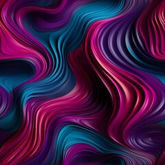 Obraz premium seamless pattern. dynamic three-dimensional font displaying vibrant fluidity and energetic visual appeal